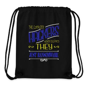 jokes encrypt statement bday glitch - Stanley/Stella recycelter Gym Bag - Schwarz - Vorne