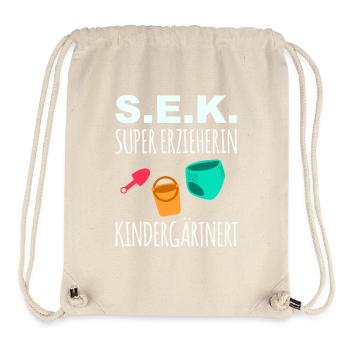 Erzieherin - Stanley/Stella recycelter Gym Bag - Naturweiß - Vorne