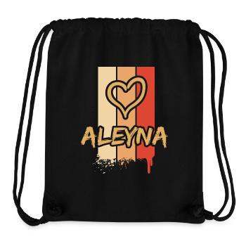Aleyna - Stanley/Stella recycelter Gym Bag - Schwarz - Vorne