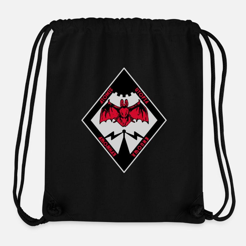 Atomic Utopia - Bat Rhombus - Stanley/Stella Recycled Gym Bag - black