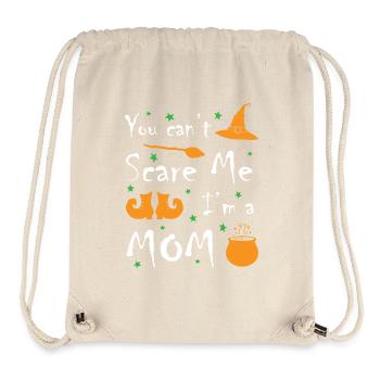 Tu ne peux pas me faire peur, je suis maman - Sac à cordon recyclé Stanley/Stella - blanc naturel - Devant