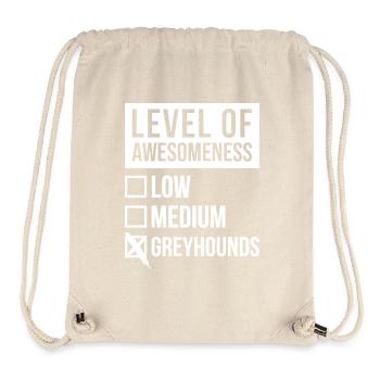 Windhund - Stanley/Stella recycelter Gym Bag - Naturweiß - Vorne