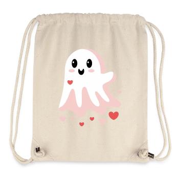 Mignon Amour Fantôme - Sac à cordon recyclé Stanley/Stella - blanc naturel - Devant