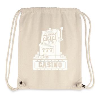 Jackpot Slot Machine Casino - Stanley/Stella Recycled Gym Bag - natural - Front