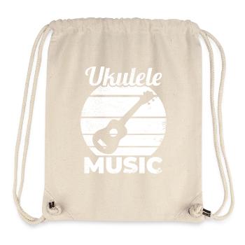 Funny Ukulele Music - Stanley/Stella Recycled Gym Bag - natural - Front