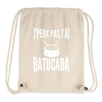 Batucada | Percussion | Samba - Sac à cordon recyclé Stanley/Stella - blanc naturel - Devant