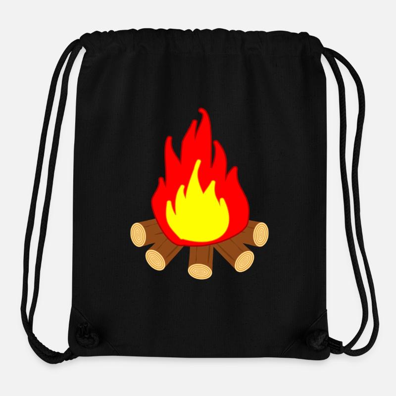 Fire - Stanley/Stella Recycled Gym Bag - black