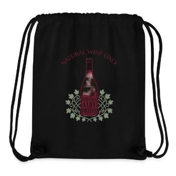 Natural Wine Only - Stanley/Stella recycelter Gym Bag - Schwarz - Vorne