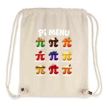 Pi Menu Mathe Pi Day Kuchen Design - Stanley/Stella recycelter Gym Bag - Naturweiß - Vorne