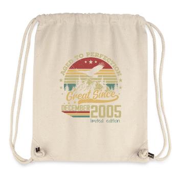 19 years old Aged to Perfection born: December 2005 - Stanley/Stella Recycled Gym Bag - natural - Front