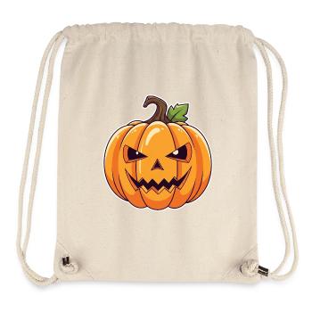 Spooky Pumpkin Head Halloween - Stanley/Stella Recycled Gym Bag - natural - Front