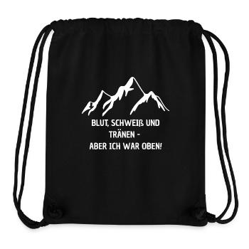 Ich war oben! - Stanley/Stella recycelter Gym Bag - Schwarz - Vorne