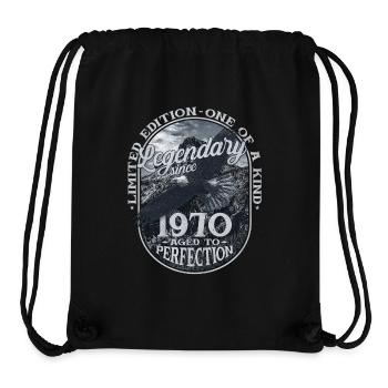 Legendary since 1970 - Stanley/Stella Recycled Gym Bag - black - Front