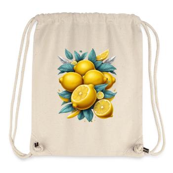 Lemons - Stanley/Stella Recycled Gym Bag - natural - Front