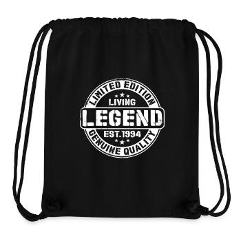 Legende 1994 Jahrgang geboren Geburtstag - Stanley/Stella recycelter Gym Bag - Schwarz - Vorne