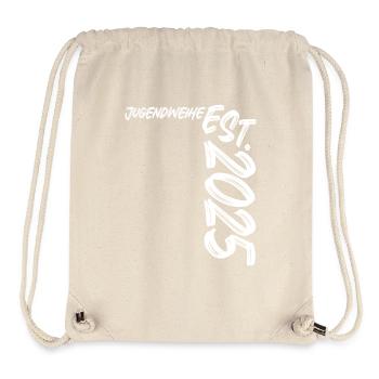 Jugendweihe Est. 2025 - Stanley/Stella recycelter Gym Bag - Naturweiß - Vorne