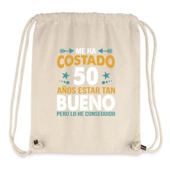 ME HA COSTADO 50 AÑOS ESTAR TAN BUENO - Stanley/Stella Recycled Gym Bag - natural - Front