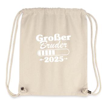 Großer Bruder Loading 2025 - Stanley/Stella recycelter Gym Bag - Naturweiß - Vorne