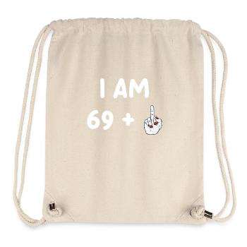 70th Birthday for Funny Woman - Stanley/Stella Recycled Gym Bag - natural - Front