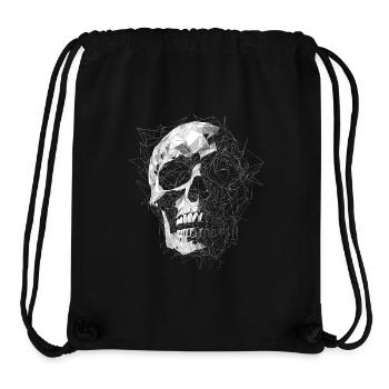Totenkopf motiv schädel gothic metal - Stanley/Stella recycelter Gym Bag - Schwarz - Vorne