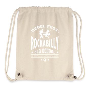 Rockabilly-Fest - Stanley/Stella recycelter Gym Bag - Naturweiß - Vorne