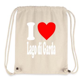 I love Lago di Garda - Stanley/Stella Recycled Gym Bag - natural - Front