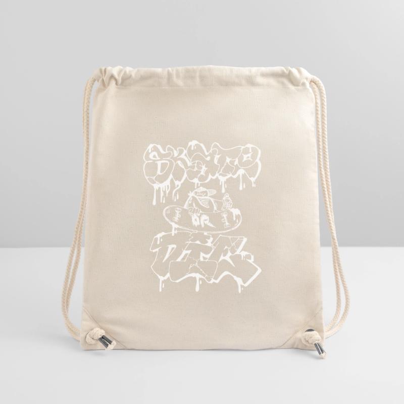 Schlittschuh oder stirb weiß Stanley/Stella recycelter Gym Bag