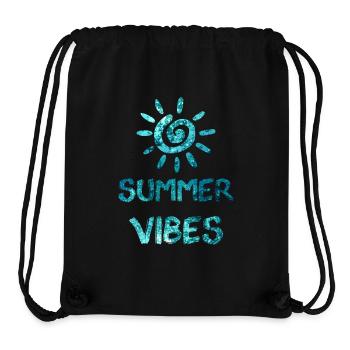 Summer Vibes - Stanley/Stella Recycled Gym Bag - black - Front