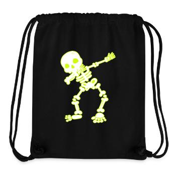 Halloween Dab Dance Skelett I Dabbender Geist - Stanley/Stella recycelter Gym Bag - Schwarz - Vorne