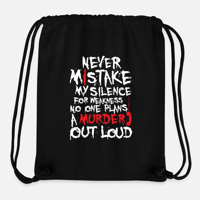 Halloween T-shirt - Sac à cordon recyclé Stanley/Stella - noir