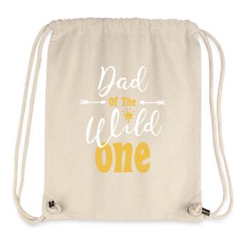 Dad Of The Wild One lustiger 1. Geburtstag First Thing - Stanley/Stella recycelter Gym Bag - Naturweiß - Vorne