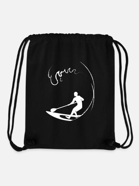 SUP-Surfer - Stanley/Stella Recycled Gym Bag - black
