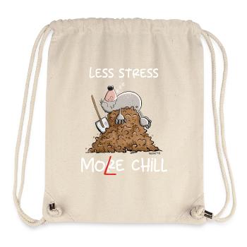 Lazy Mole I Foul Throw Pun I Chill - Stanley/Stella Recycled Gym Bag - natural - Front