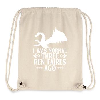 Mittelaltermarkt Drachen Ren Faire Design - Stanley/Stella recycelter Gym Bag - Naturweiß - Vorne