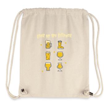 Craftbier Stilvolles Design für Bierliebhaber - Stanley/Stella recycelter Gym Bag - Naturweiß - Vorne