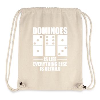 Domino Spiel Design - Stanley/Stella recycelter Gym Bag - Naturweiß - Vorne