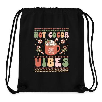 Hässlicher Weihnachtspullover - Stanley/Stella recycelter Gym Bag - Schwarz - Vorne