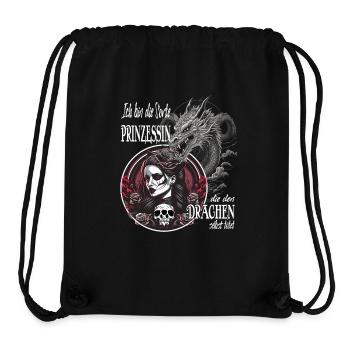 Frau - Prinzessen die den Drachen selber tötet - Stanley/Stella recycelter Gym Bag - Schwarz - Vorne
