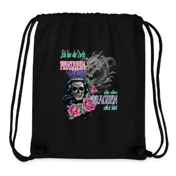Frau - Prinzessen die den Drachen selber tötet - Stanley/Stella recycelter Gym Bag - Schwarz - Vorne