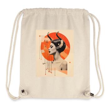 Steinbock-Collage - Stanley/Stella recycelter Gym Bag - Naturweiß - Vorne