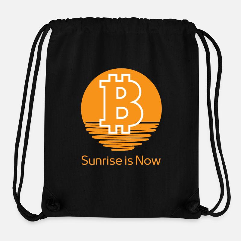 Bitcoin - Stanley/Stella recycelter Gym Bag - Schwarz