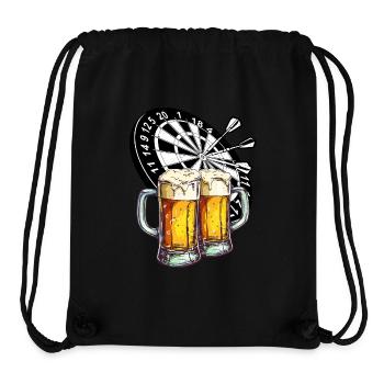 Darts, Beer, Darts, Alcohol, Drinking, Booze, Pub - Stanley/Stella Recycled Gym Bag - black - Front