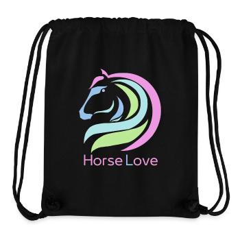 Horse - Stanley/Stella Recycled Gym Bag - black - Front