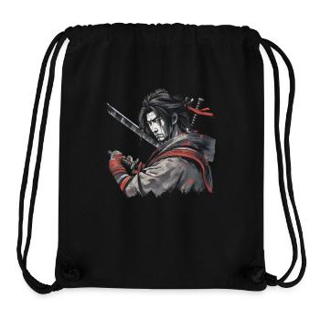 Samurai Spirit: Ancient Art of the Sword - Stanley/Stella Recycled Gym Bag - black - Front