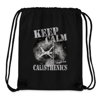 Keep Calm – Calisthenics Design - Stanley/Stella recycelter Gym Bag - Schwarz - Vorne