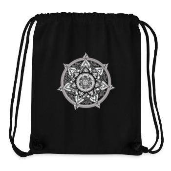 Innerer Kompass – Ruhige Symbolkunst - Stanley/Stella recycelter Gym Bag - Schwarz - Vorne