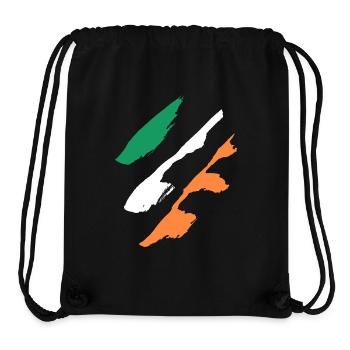 Ireland Style Flag - Stanley/Stella Recycled Gym Bag - black - Front