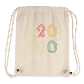 24 Year Anniversary Gift - 2000 - Stanley/Stella Recycled Gym Bag - natural - Front