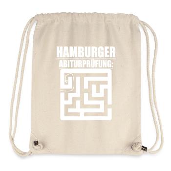 Abitur Abschluss Prüfung Sprüche lustig Hamburg - Stanley/Stella recycelter Gym Bag - Naturweiß - Vorne