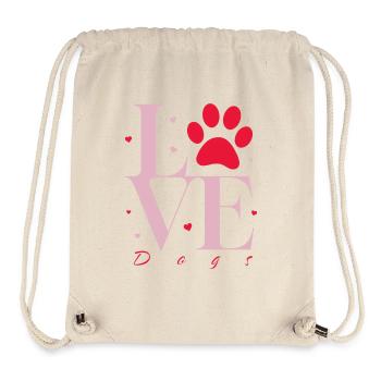 Dog Love @ Markus - Stanley/Stella Recycled Gym Bag - natural - Front
